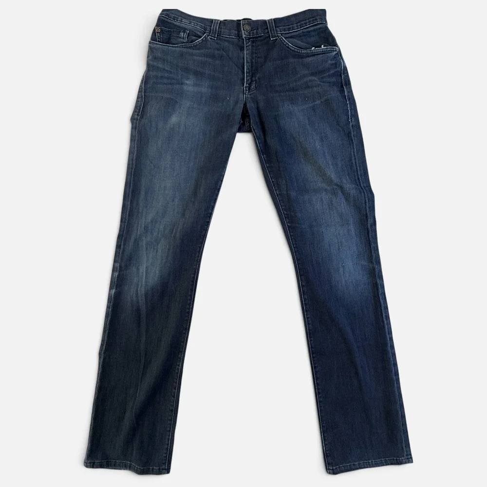 Fidelity Impala Jeans Mens 33x33 Straight Leg Dark Wash Blue